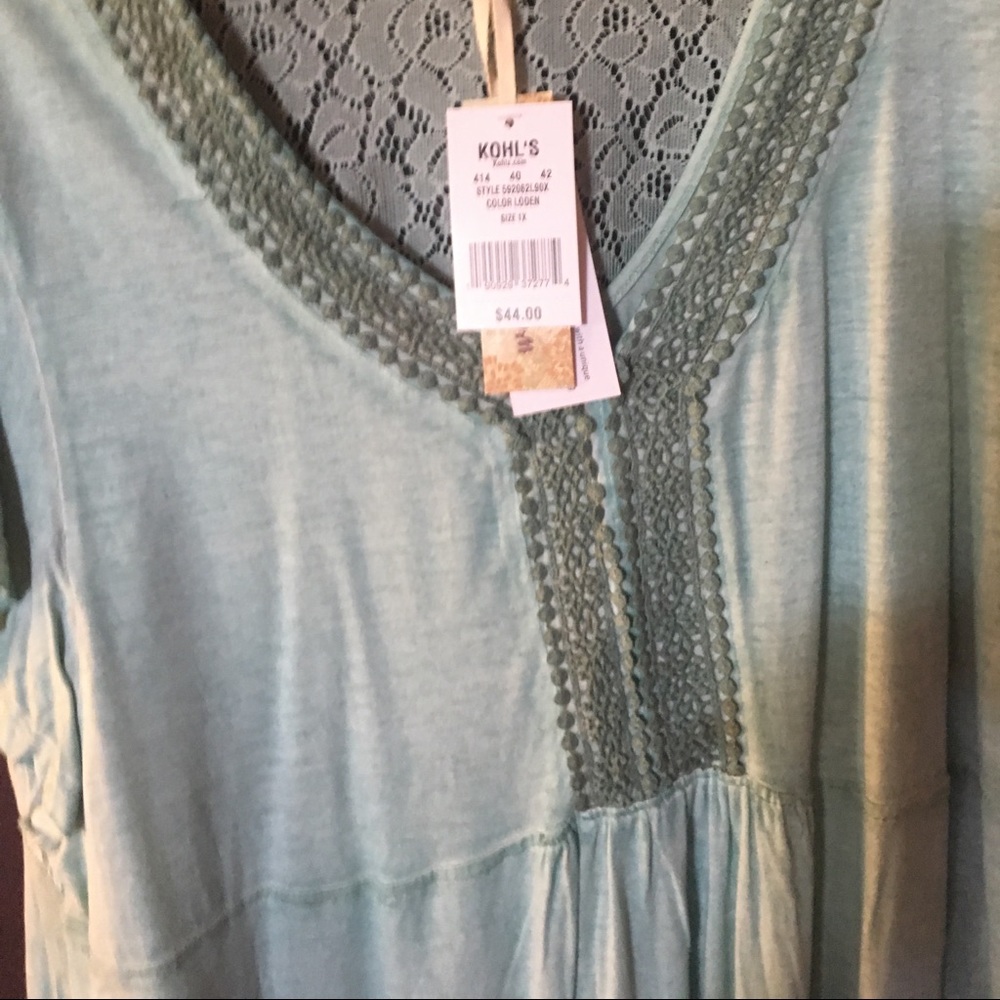 Kolhs top with tag two